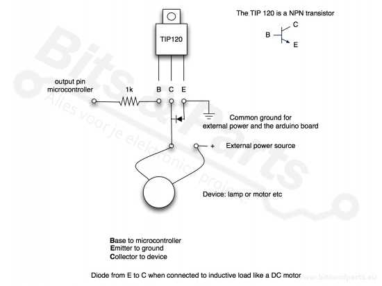 Transistor TIP120 NPN Darlington 60V / 5A